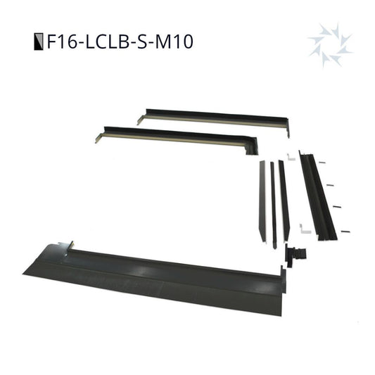 Viridian Fusion M10 Landscape Corner Conversion Kit, Left Bottom Corner (Left Panel)