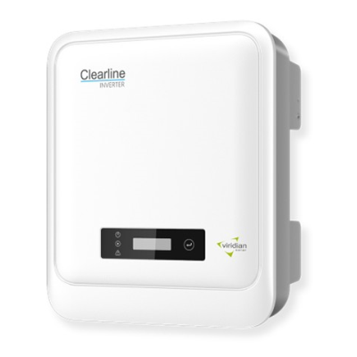 Viridian Clearline Inverter - Solar Inverter 5.0kW with Integrated DC Isolator Switch - Dual MPPT