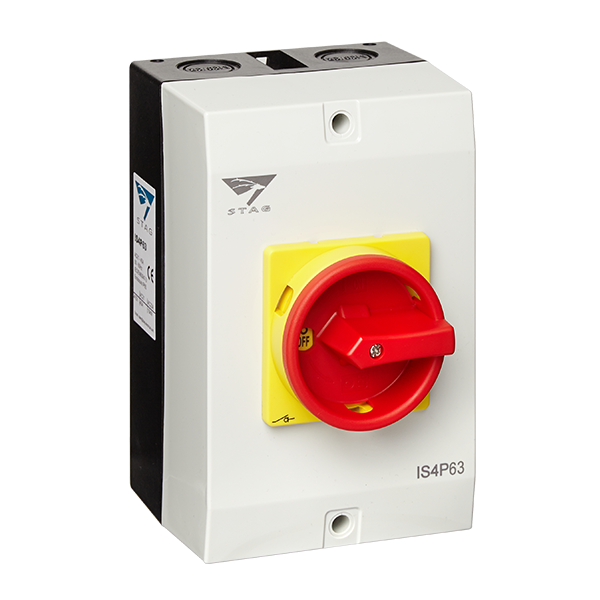 IMO Stag 63A AC Isolator - 4 Pole IP65 Enclosed