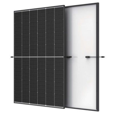 Trinasolar 445W Vertex S+ Dual Glass N-type iTOPCon Solar Module - Black Frame/White Backsheet